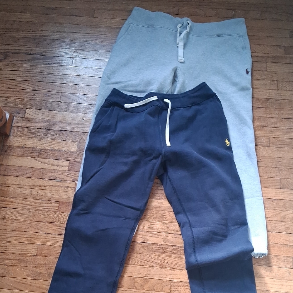 Polo by Ralph Lauren Navy and Gray Joggers